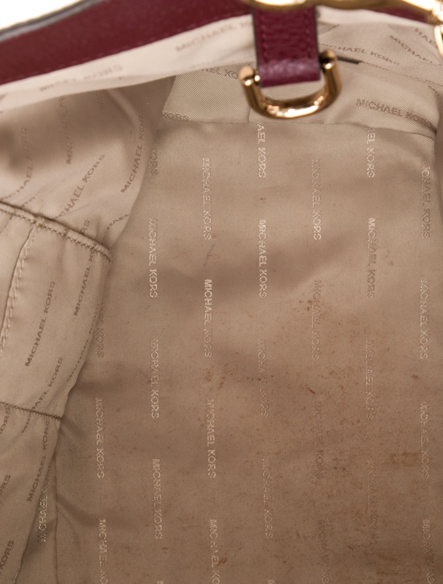 Michael Kors Leather Top Handle Bag